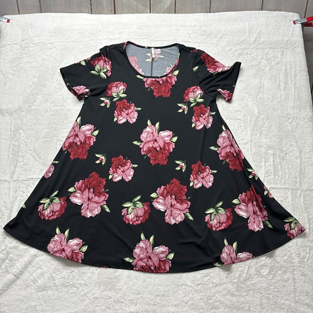 Voll tunic dress 1XL floral babydoll